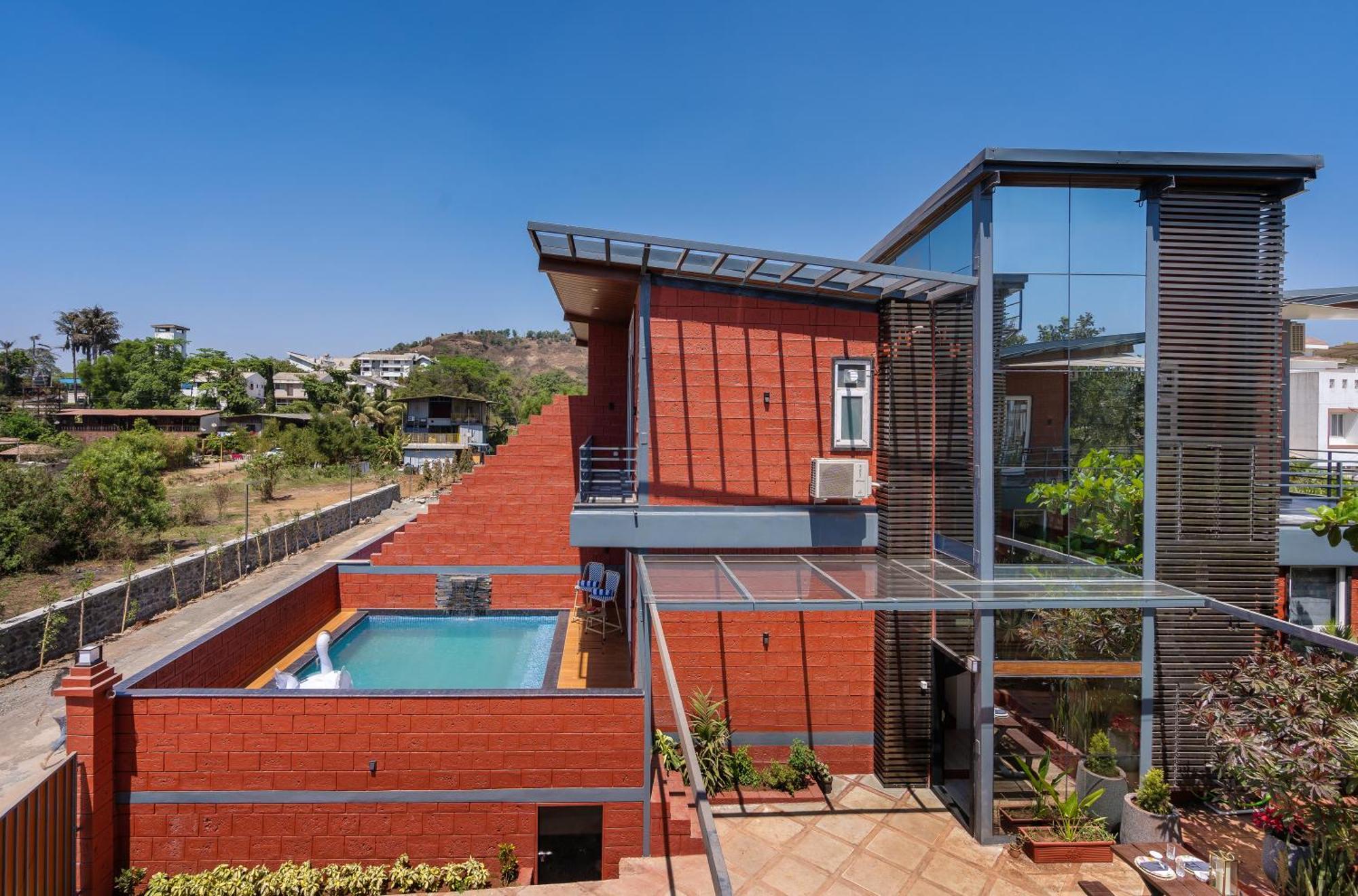 Saffronstays Calvin - 3 Bedroom Pool Villa In Lonavala Esterno foto